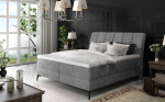 Boxspring Aderito Barva korpusu: Monolith 77, Rozměr: 180 x 200 cm