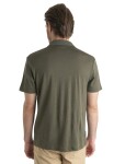 Pánské merino polo triko ICEBREAKER Mens 150 Tech Lite III SS Polo, Loden velikost: XS