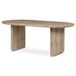 Stůl jídelní, 200x100x76 cm, MDF deska, 3D dekor dub san remo.