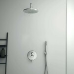 IDEAL STANDARD - CeraLine Sprchový set s baterií pod omítku, s tělesem, průměr 20 cm, chrom BD193AA