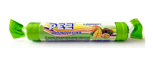 PEZ hroznový cukr Mango Maracuja s vitaminem C