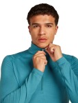 ICEBREAKER Mens 200 Oasis LS Half Zip, Topaz velikost: S