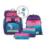 Školní aktovka Step by Step CLOUD OCEAN, Dolphin Lana - 5 dílný set, AGR certifikát