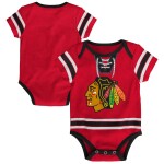 Outerstuff Dětské body Chicago Blackhawks NHL Hockey Pro Creeper – Blank Velikost: 12 měsíců