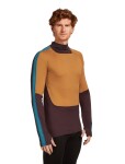 ICEBREAKER Mens 200 Oasis+ LS High Neck, Java/Trail/Topaz/Cb (vzorek) velikost: M