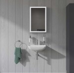 DURAVIT - ME by Starck Umývátko 45x32 cm, s přepadem, s otvorem pro baterii, WonderGliss, bílá 07194500001