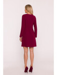 Dámské šaty S419 Bordó - Stylove bordó XL
