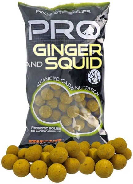 Starbaits Boilies Pro Ginger Squid 1kg - 14mm,Starbaits Boilies Pro Ginger Squid 1kg - 14mm