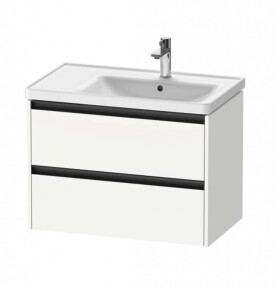 DURAVIT - Ketho.2 Umyvadlová skříňka 55x78x46 cm, 2 zásuvky, matná bílá K25286018180000