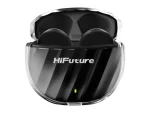 HiFuture FlyBuds 3 černá / bezdrátová sluchátka / mikrofon / ENC / IPX5 / Bluetooth 5.3 (FlyBuds 3 (black))