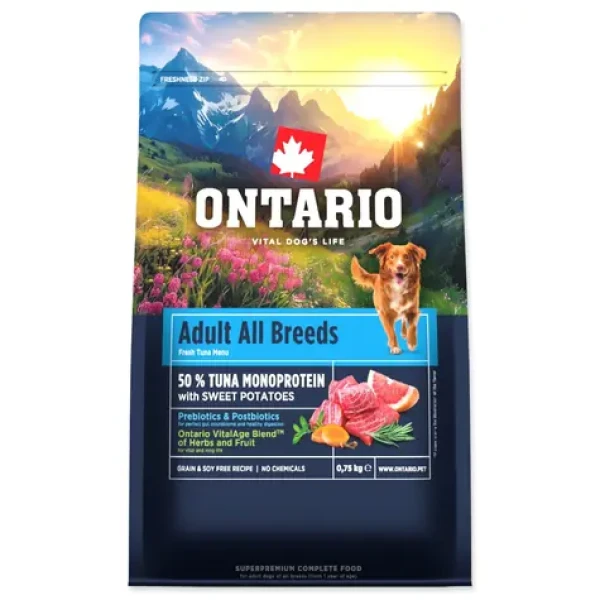 Ontario Adult All Breeds Monoprotein Turkey Sweet Potatoes 750g (214-13149)