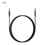 Dudao L12S AUX audio kabel / mini jack 3,5 mm / 1m / 3 pólový stereo / černá (199972)