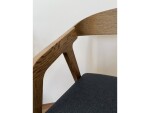 Murdia Dubová židle Frame, patina-černá masiv Typ čalounění: Diosa 19