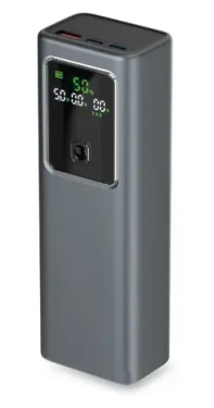 SBS Powerbanka LCD 20 000 mAh šedá / PD 100 W / displej