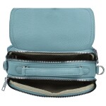 Trendy dámská koženková crossbody kabelka Badamia, modrá