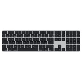Apple Magic Keyboard s Touch ID a numerickou klávesnicí černá / bezdrátová klávesnice / Bluetooth / USB s Lightning / CZ (MMMR3CZ/A)