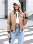 HERA FashionStreet béžový dámský bomber TY3764 M