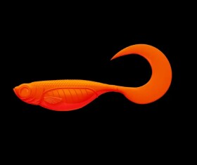 Libra Lures Gumová nástraha Embrion Twist Tail 1,75″ 12ks - Hot Orange 011,Libra Lures Gumová nástraha Embrion Twist Tail 1,75″ 12ks - Hot Orange 011