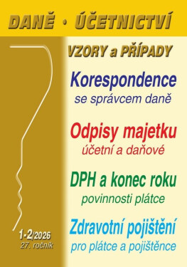 DÚVaP 1-2/2026 Účetní a daňové odpisy majetku - Václav Benda