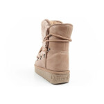 D.Franklin snow boots ladies winter fashion fur insulated brown high dámské 40