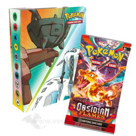 Pokémon TCG: Minialbum + booster Obsidian Flames (podzim 2023)
