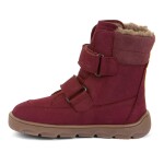 Dívčí zimní barefoot boty ZERU TEX WINTER Bordeaux Froddo G3160240-8 - 28