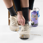 Dámské merino ponožky SMARTWOOL Women's Run Zero Cushion Crew Socks, Charcoal velikost: 42-45 (L)
