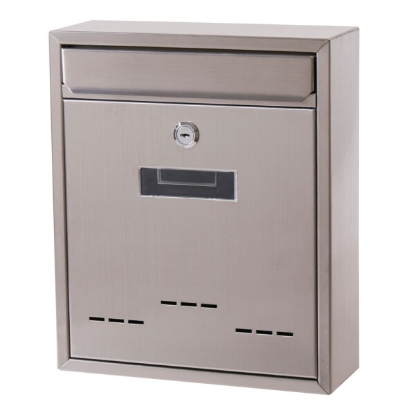 Poštovní schránka nerezová, 260x90x310mm, RADIM M.