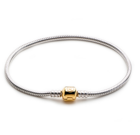 Elenys stříbrný náramek na přívěsky Gold 18k žluté zlato Velikost: 17 cm