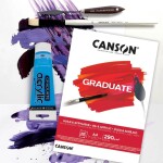 Canson Graduate Oil & Acrylic blok A3 290g 20 listů