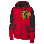 Outerstuff Dětská mikina Chicago Blackhawks Face Off Fz Flc Hd Velikost: Dětské S (122 – 134)