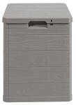 TOOMAX WOODYS zahradní plastový úložný box 90 L - světle šedá