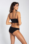 Dámské kalhotky SEAMLESS COTTON MINI BIKINI černá XL