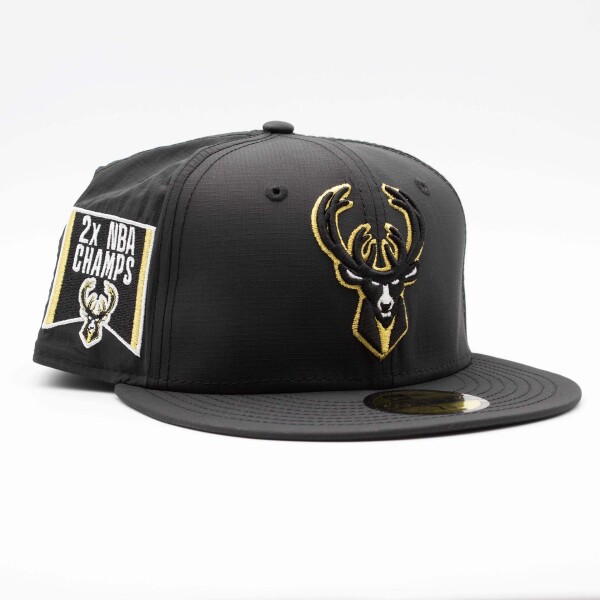 New Era Pánská kšiltovka Milwaukee Bucks NBA 2x Champs Ripstop 59FIFTY Fitted Velikost: 7 1/4