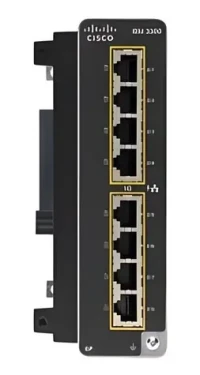 Cisco Catalyst 8x GE PoE+ expanzní modul / Expanzní modul / Gigabit Ethernet / PoE+ / 60 měsíců záruka (IEM-3300-8P=)