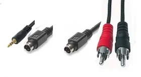 PremiumCord Kabel S-Video+3,5Jack-S-Video+2xCINCH 2m (8592220009007)