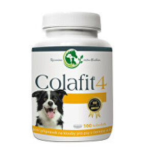 Colafit 4 na klouby černé/bílé psy 100 tbl
