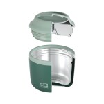 Monbento Termo box na potraviny Monbento Element Green Bicolor 550 ml, zelená barva, kov