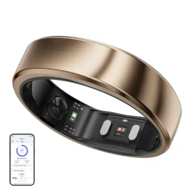 RingConn Air Gen 2 Smart Ring vel. 11 zlatá / chytrý prsten / titanová ocel / BT 5.0 / IP68 (124031102)