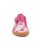 Dívčí plátěné barefoot přezůvky CANVAS T-BAR FLOWERS Froddo G1700439-4 - 31