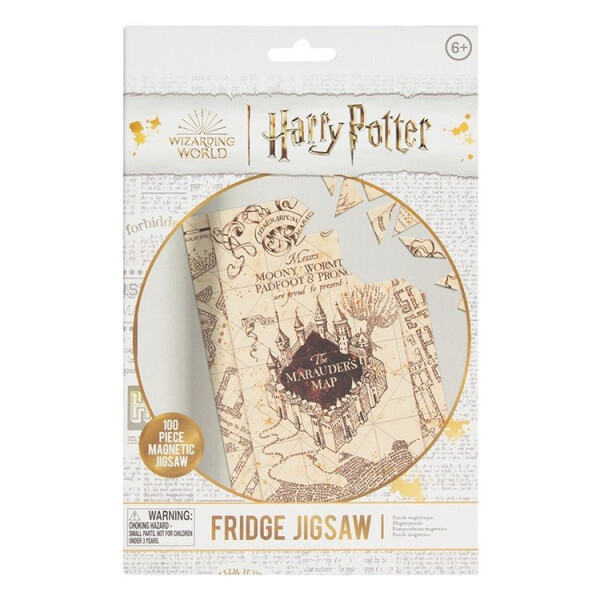 Harry Potter puzzle magnetické Pobertův plánek - Paladone