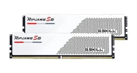 G.Skill Ripjaws S5 White 64GB (2x32GB) 5600MHz / Operační paměť / DDR5 / CL36 / DIMM / XMP 3.0 / 1.25V (F5-5600J3636D32GX2-RS5W)