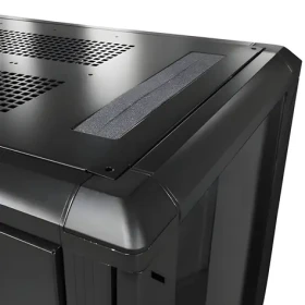 StarTech Racková skříň 25U černá / Racková skříň / 19" / nosnost 800 kg / pojízdná kolečka (RK2536BKF)