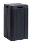 TOOMAX RIO GARDEN zahradní plastový koš 80 L - grafit