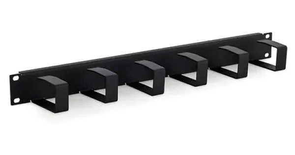 Triton RAC-VP-X21-A1 / 19" vyvazovací panel 1U / 6x háček / 70x40mm / šedá (RAC-VP-X21-A1)