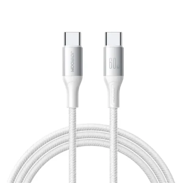 Joyroom S-A28 Flash Series Nabíjecí kabel USB-C (M) - USB-C (M) 60W 1m bílá (6956116797898)