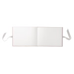 Busy B Kniha hostů Pink Faux, růžová barva, papír, textil