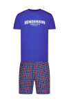 Pánské pyžamo 38874 Lid blue - HENDERSON světle modrá L