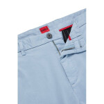 Pánské dlouhé kalhoty Hugo Boss slim fit z elastického bavlněného gabardénu modré barvy (50468314-451) 36/32