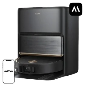 MOVA V70 Ultra Complete černá / Robotický vysavač s mopem / 6400 mAh / 42000 Pa / samočisticí stanice (RLV77CE-B)
